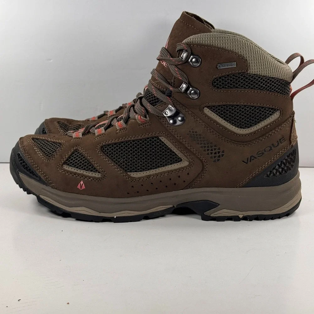 Vasque Breeze III GTX Hiking Boots Mens 11.5W Brown Gore-Tex Vibram 7190 WIDE